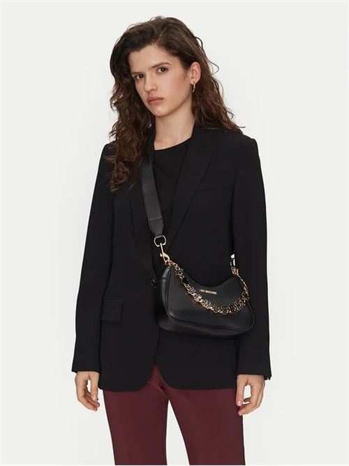 BORSA CAPRA +PU NERO LOVE MOSCHINO | JC4070PP1ML13/00A